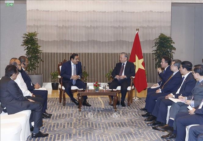 Tổng B&iacute; thư, Chủ tịch nước T&ocirc; L&acirc;m tiếp đại diện c&aacute;c tập đo&agrave;n, doanh nghiệp của Ấn Độ