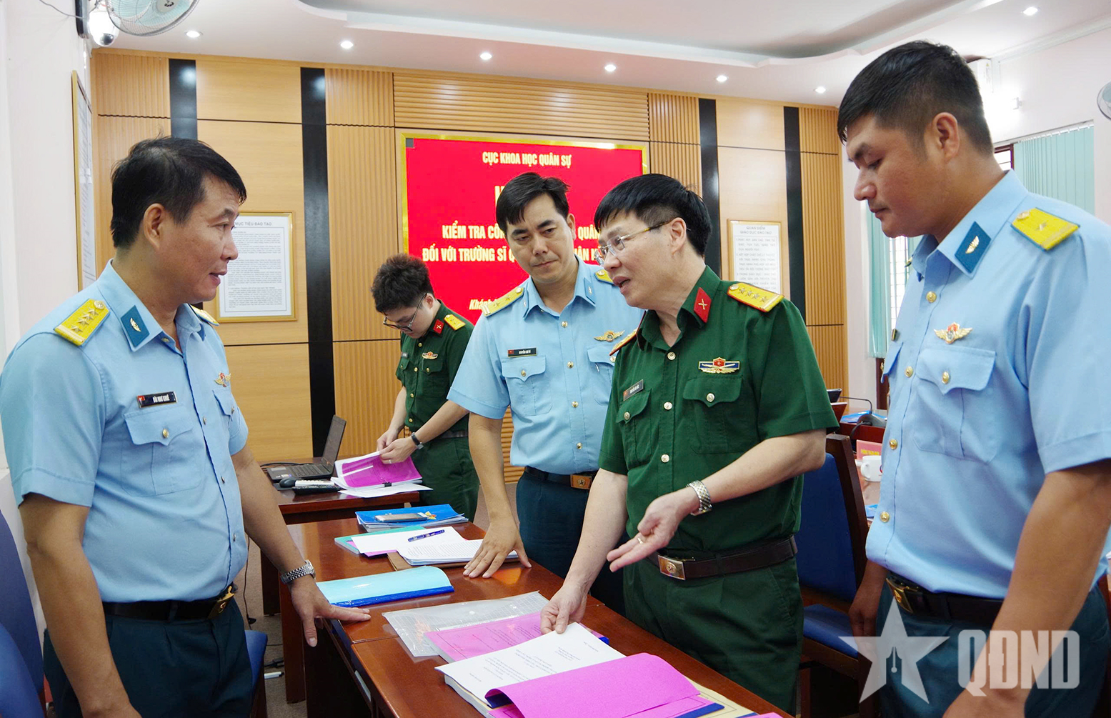 Cục Khoa học quân sự làm việc tại một số nhà trường Quân đội

