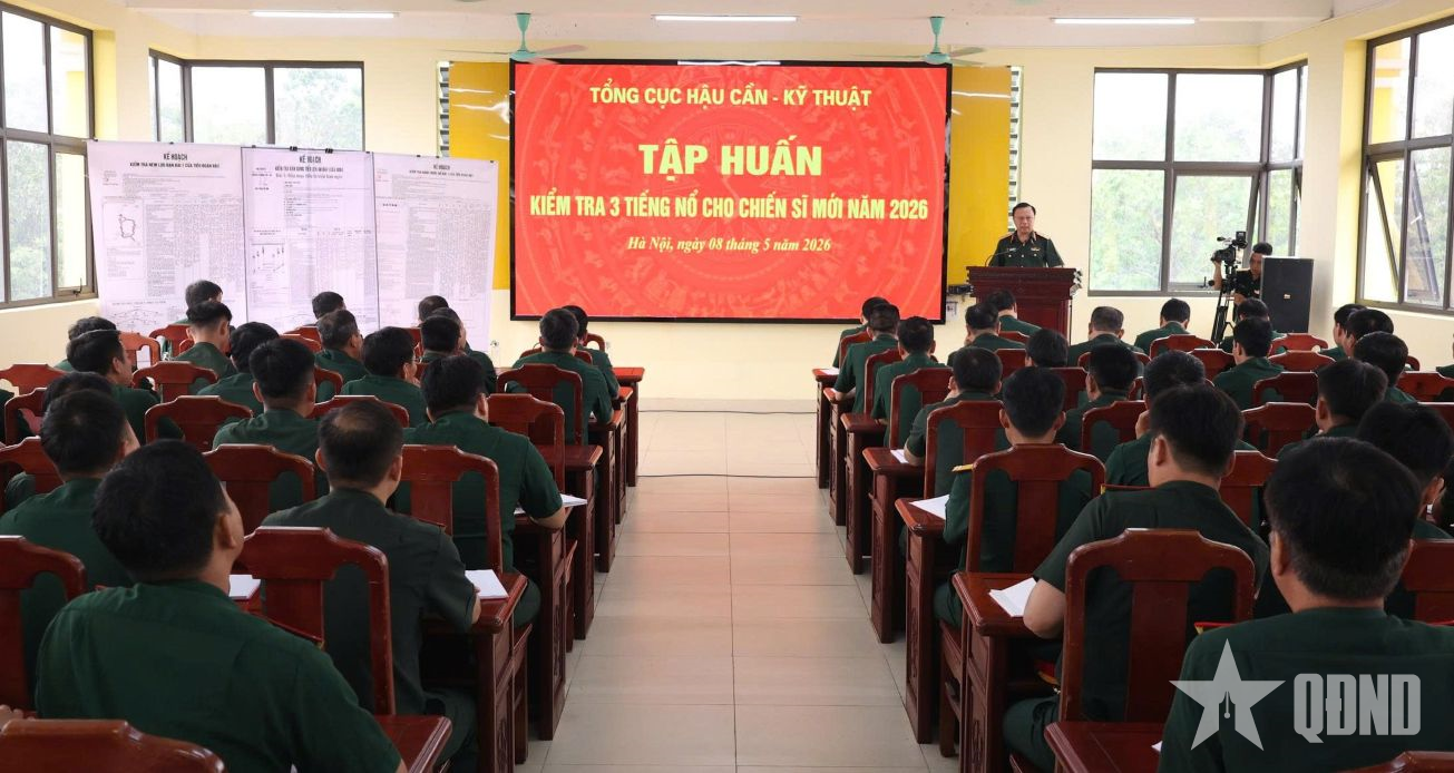 Tổng cục Hậu cần - Kỹ thuật tập huấn kiểm tra “3 tiếng nổ” cho chiến sĩ mới