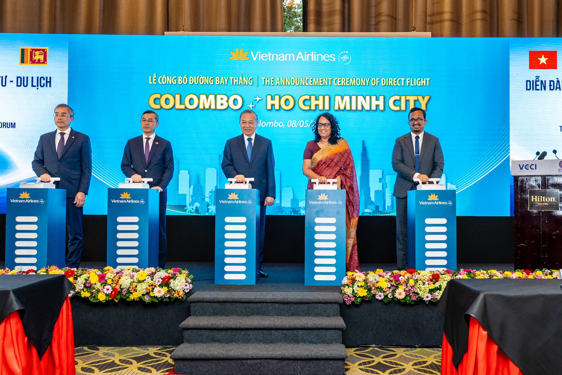 Vietnam Airlines công bố mở đường bay thẳng kết nối Việt Nam-Sri Lanka
