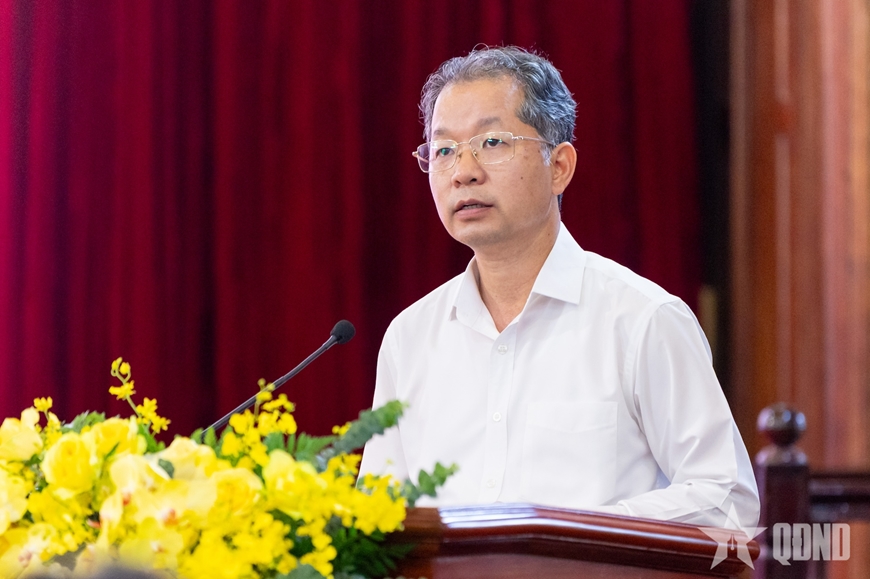 Chủ tịch Quốc hội Trần Thanh Mẫn chủ tr&igrave; hội nghị với Đảng ủy T&ograve;a &aacute;n nh&acirc;n d&acirc;n tối cao