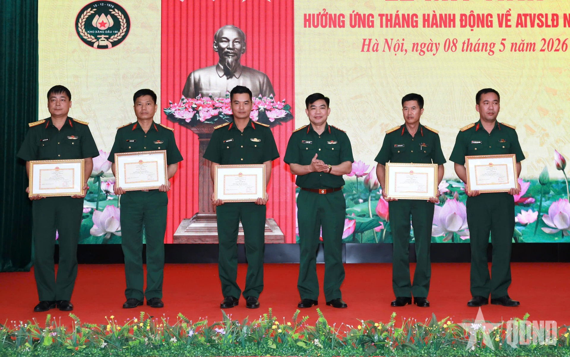 Kho 190 đẩy mạnh ứng dụng công nghệ số vào quản lý, giám sát an toàn, vệ sinh lao động