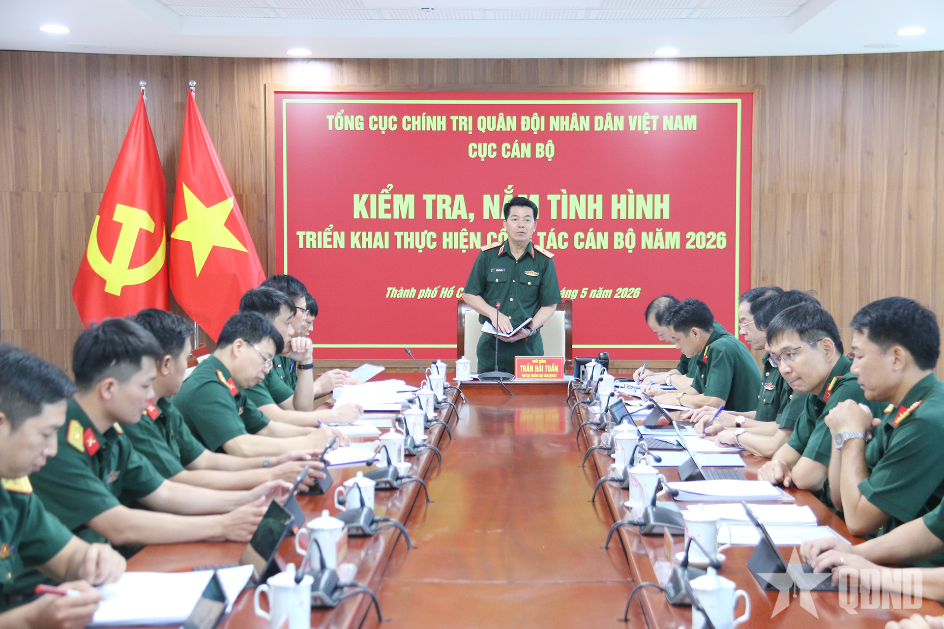 Kiểm tra công tác cán bộ tại Trung tâm 286 (Bộ tư lệnh 86)