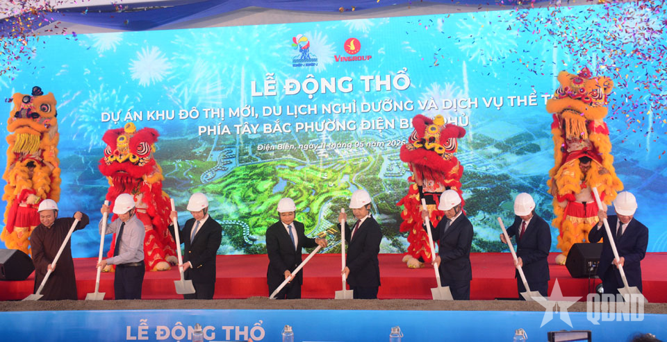 Điện Biên: Động thổ Dự án Khu đô thị mới, du lịch nghỉ dưỡng và dịch vụ thể thao 
