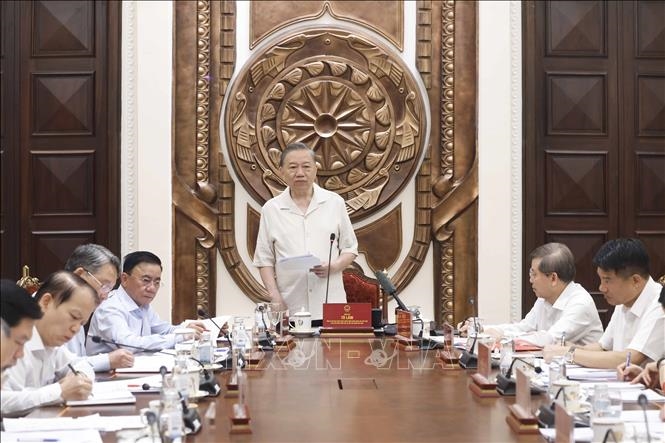 Tổng B&iacute; thư, Chủ tịch nước T&ocirc; L&acirc;m: Kiện to&agrave;n c&aacute;c Ban chỉ đạo của Trung ương về ho&agrave;n thiện thể chế, ph&aacute;p luật v&agrave; cải c&aacute;ch tư ph&aacute;p