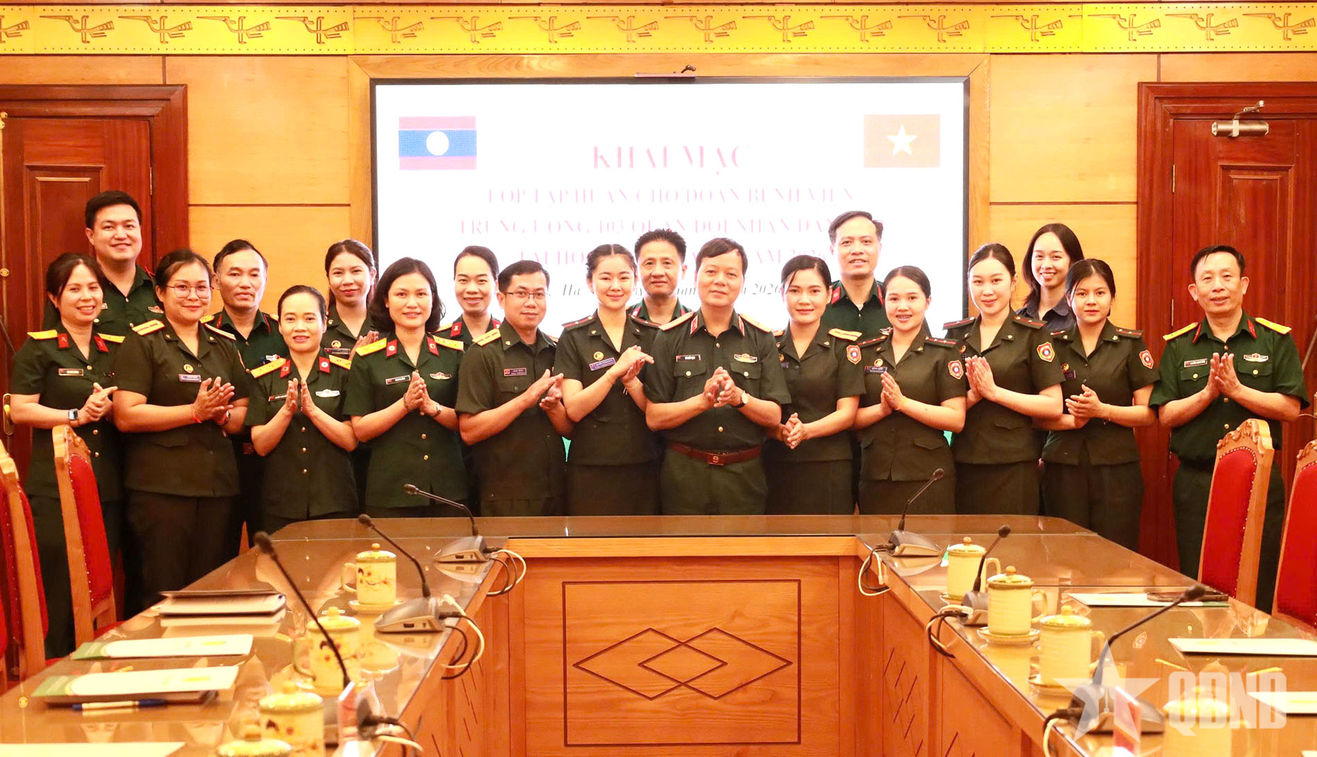 Học viện Quân y: Tập huấn cho đoàn Bệnh viện Trung ương 103, Quân đội nhân dân Lào