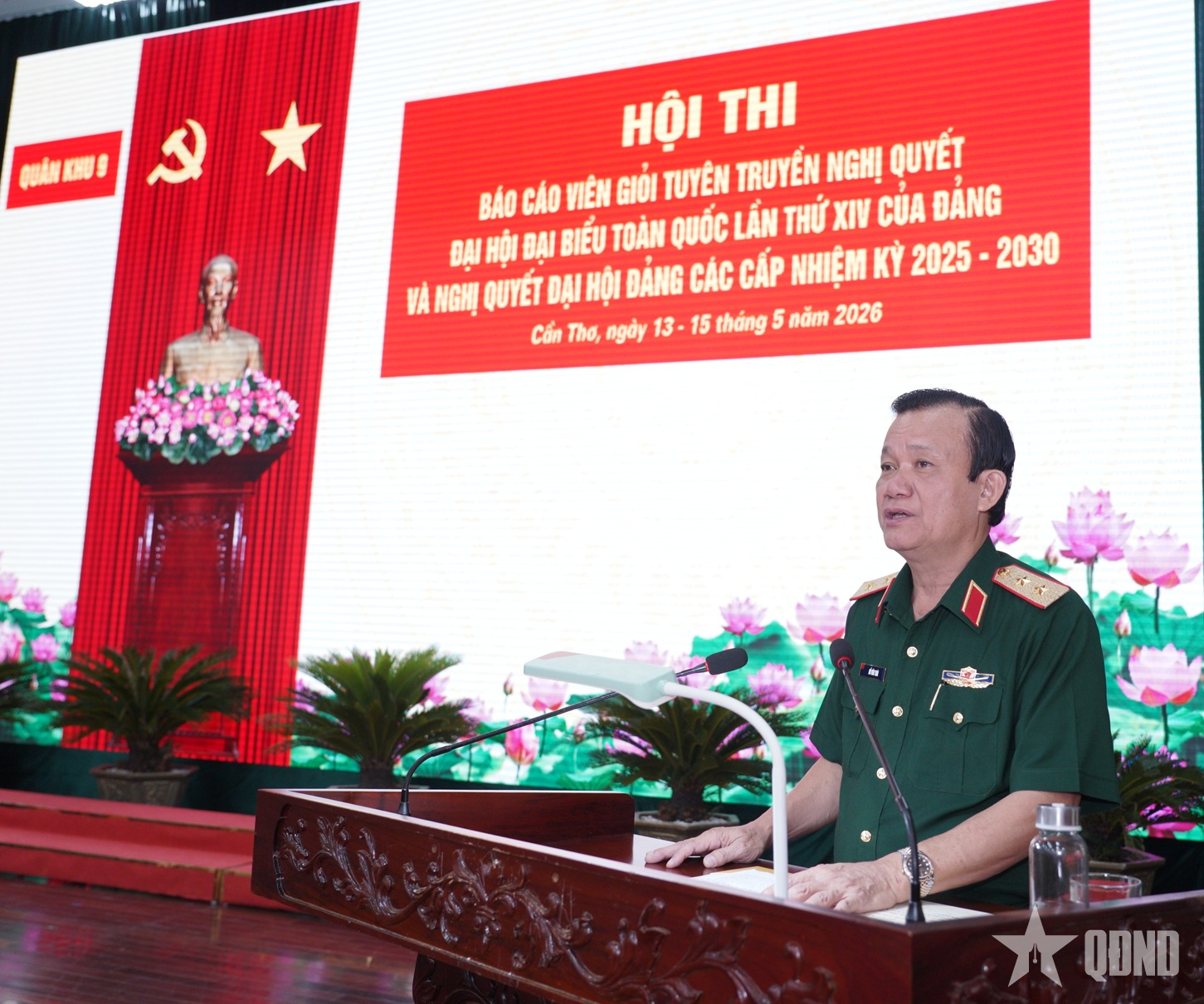 Quân khu 9: Đẩy mạnh tuyên truyền sâu rộng các nghị quyết của Đảng