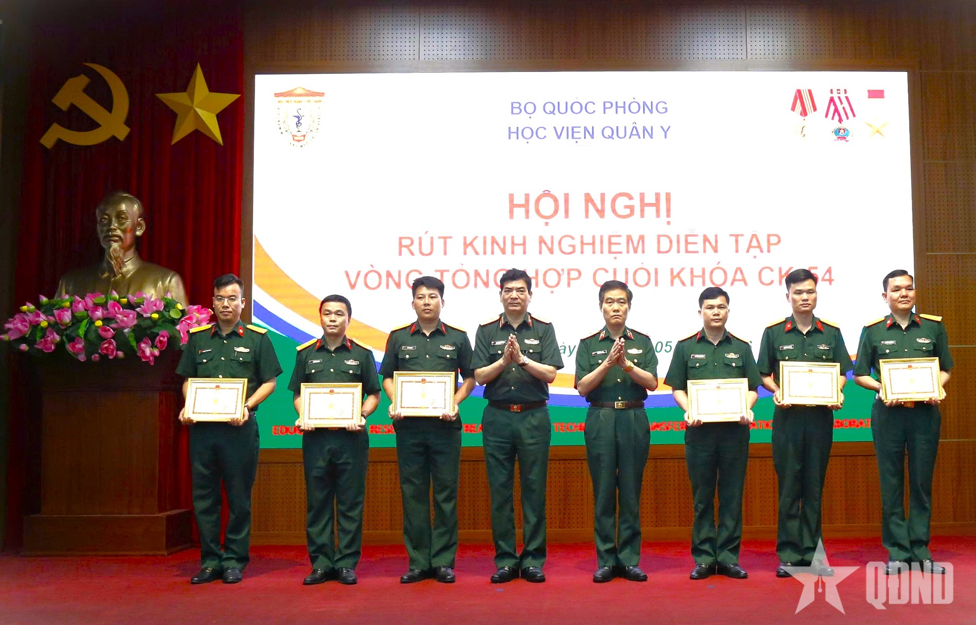 Học viện Quân y rút kinh nghiệm diễn tập chiến thuật vòng tổng hợp cuối khóa​
