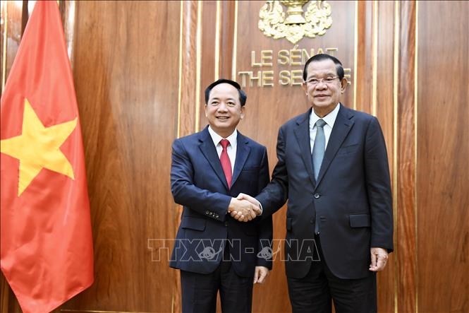 Đồng chí Trịnh Văn Quyết, Ủy viên Bộ Chính trị, Bí thư Trung ương Đảng, Trưởng ban Tuyên giáo và Dân vận Trung ương thăm và làm việc tại Campuchia
