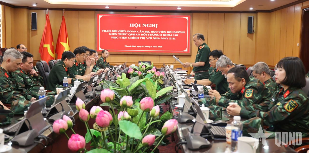 Học viện Chính trị: Tham quan, nghiên cứu thực tế tại Nhà máy Z111