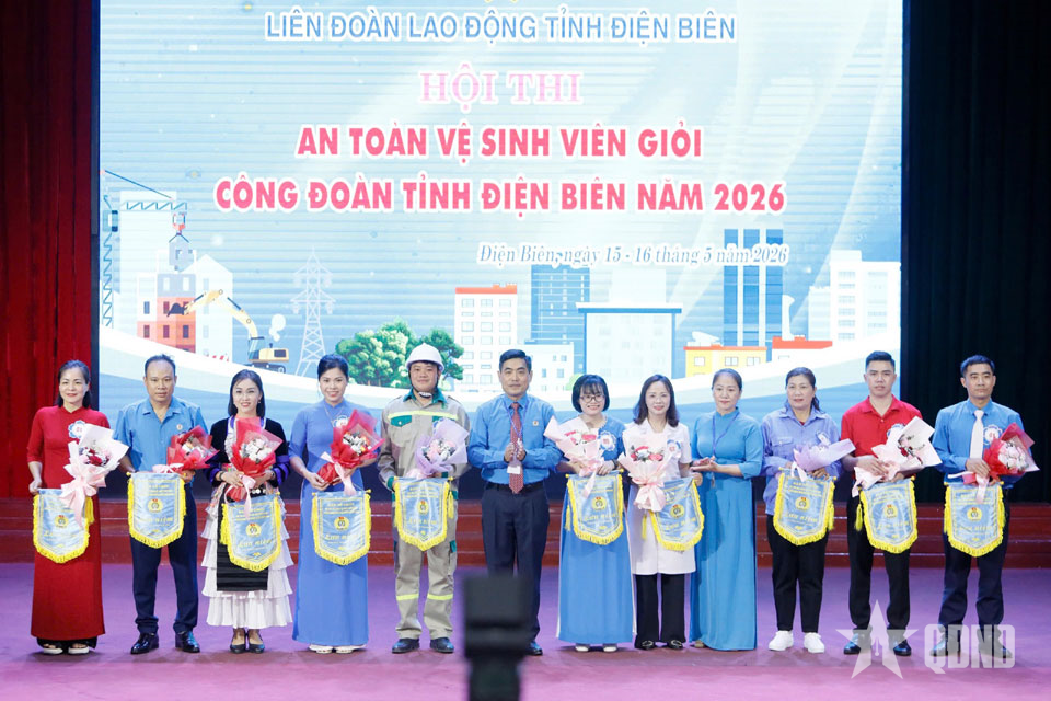 Điện Biên: Khai mạc Hội thi An toàn vệ sinh viên giỏi Công đoàn
