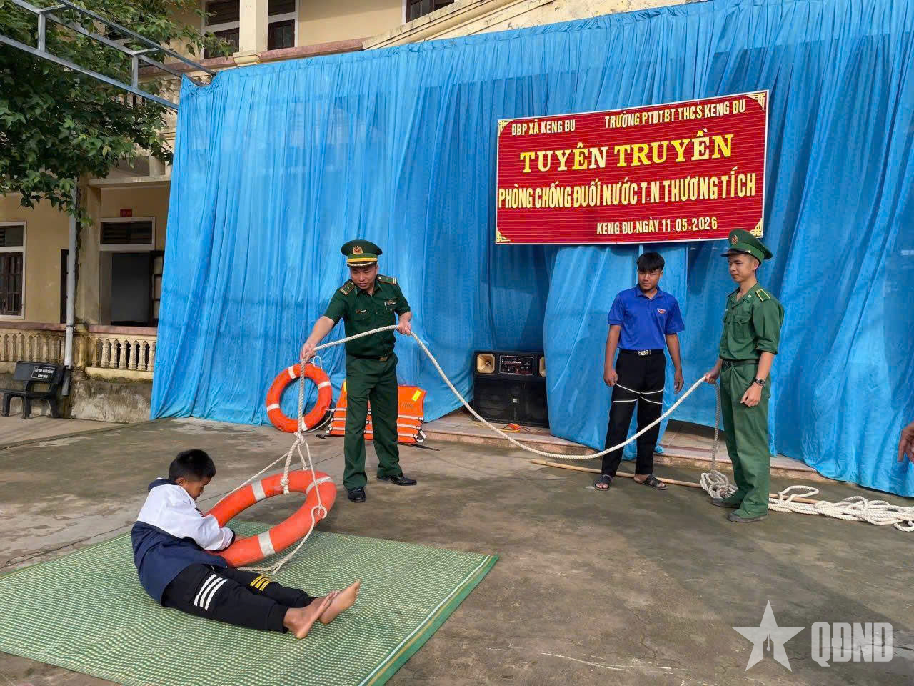 Nghệ An: Trang bị kỹ năng phòng tránh đuối nước cho học sinh vùng biên giới