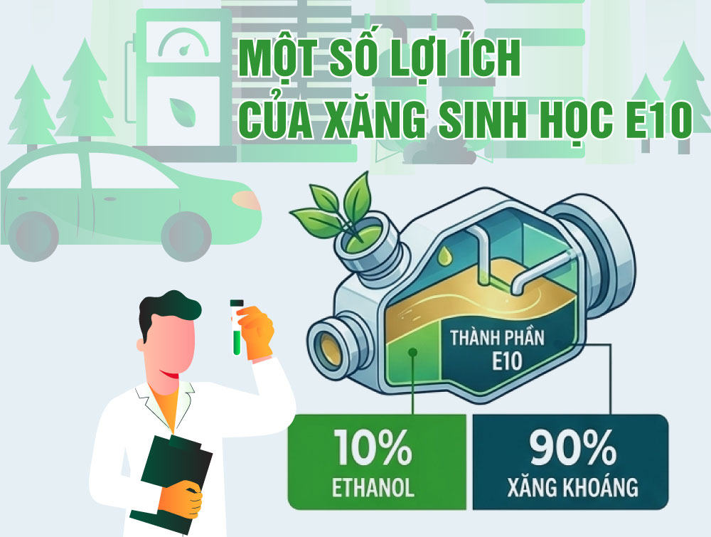 Xăng sinh học E10: Những lợi ích khi sử dụng