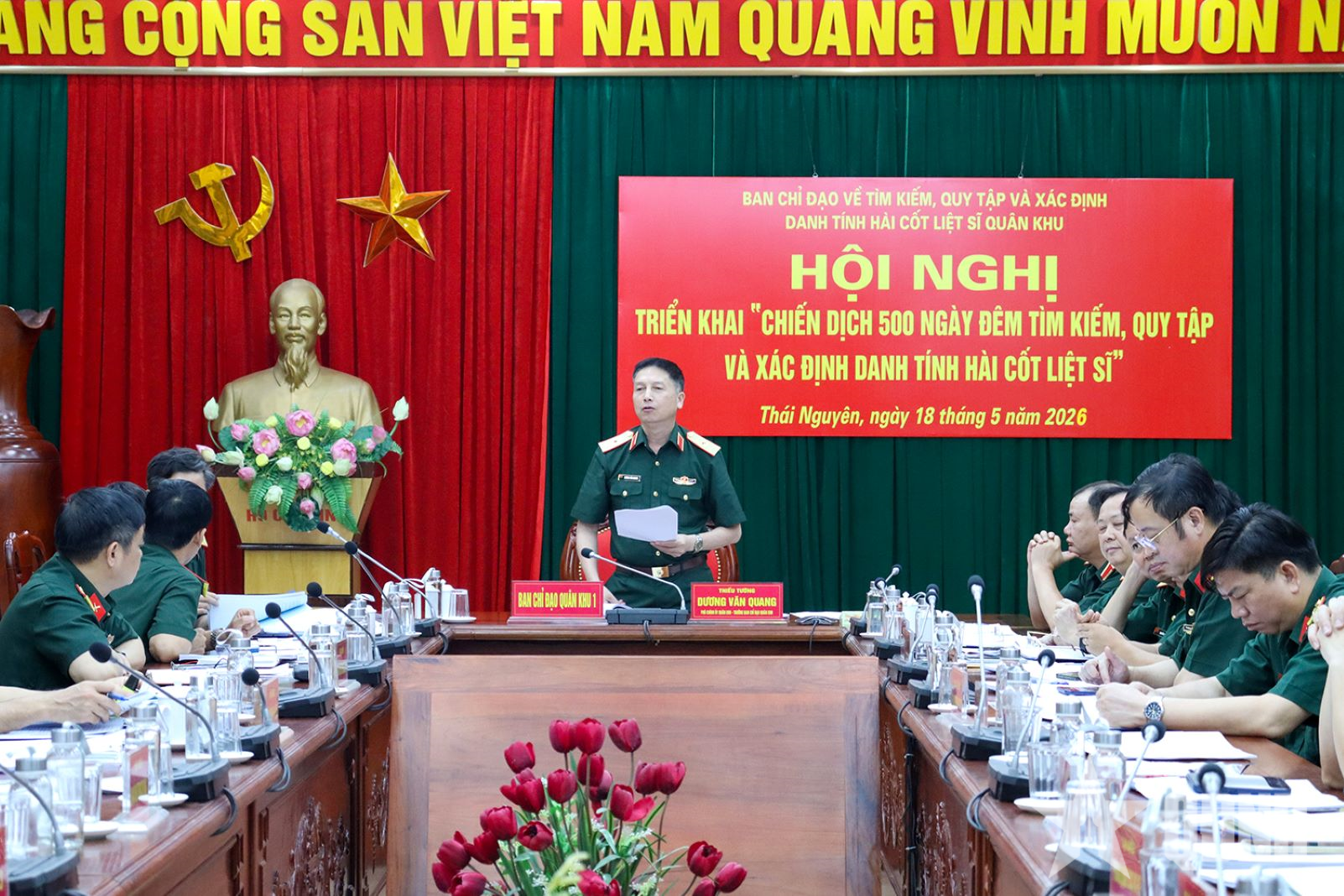 Quân khu 1: Phấn đấu tìm kiếm, quy tập 100 hài cốt liệt sĩ trên địa bàn

