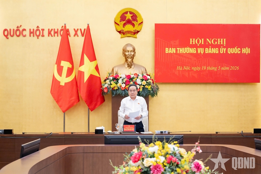 Bí thư Đảng ủy Quốc hội Trần Thanh Mẫn chủ trì Hội nghị Ban Thường vụ Đảng ủy Quốc hội