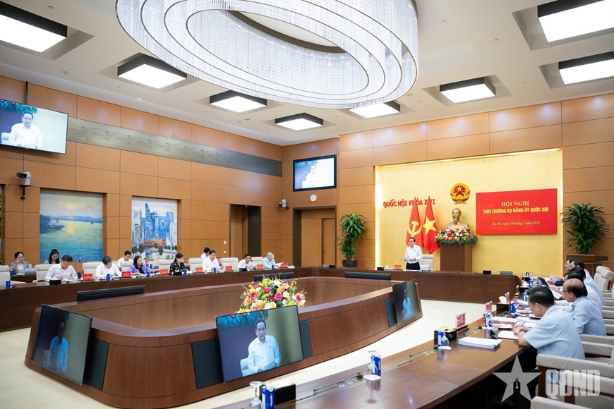 Bí thư Đảng ủy Quốc hội Trần Thanh Mẫn chủ trì Hội nghị Ban Thường vụ Đảng ủy Quốc hội