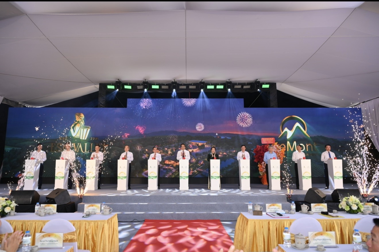 Khởi công Tổ hợp dự án trà công nghệ cao và sân golf Quân Chu