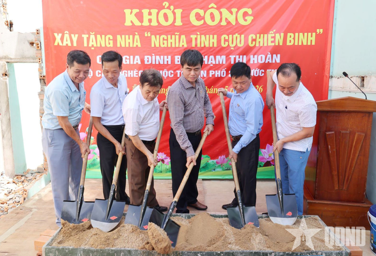 Hội Cựu chiến binh phường Nam Nha Trang khởi công xây dựng nhà “Nghĩa tình cựu chiến binh”  