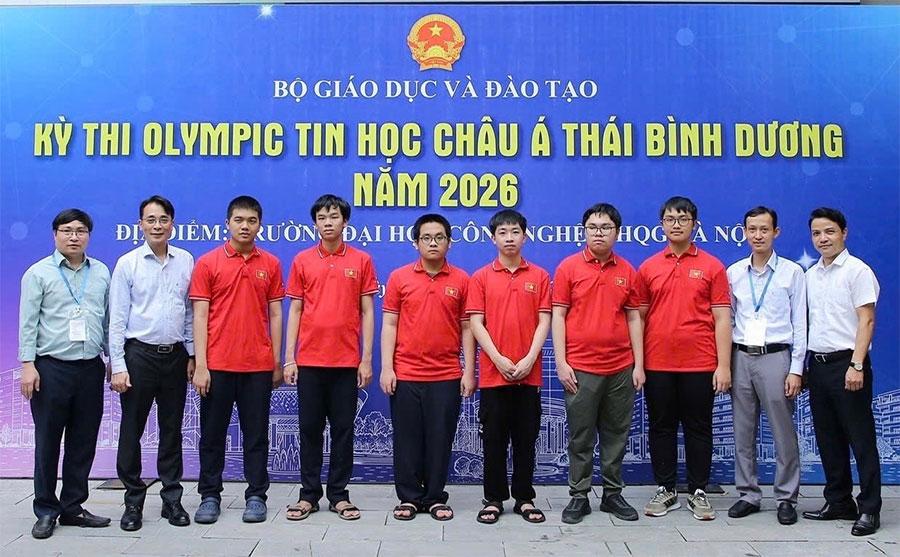 6 học sinh Việt Nam giành huy chương tại Olympic Tin học châu Á-Thái Bình Dương