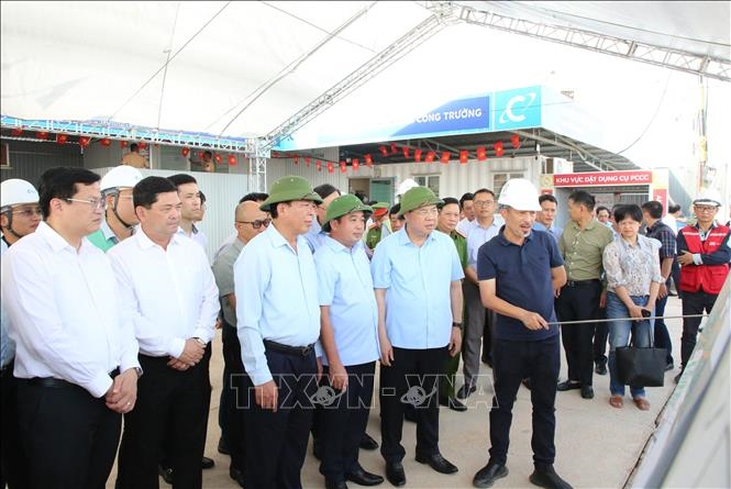 Phó thủ tướng Thường trực Phạm Gia Túc kiểm tra tình hình triển khai Dự án Cảng hàng không quốc tế Gia Bình