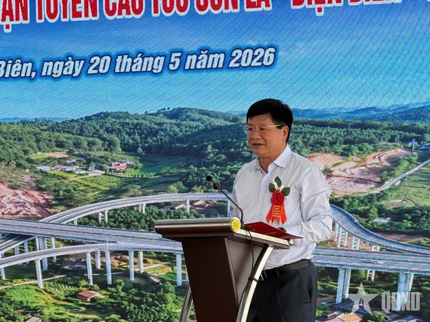 Động thổ Dự &aacute;n th&agrave;nh phần 1 tuyến cao tốc Sơn La - Điện Bi&ecirc;n - Cửa khẩu T&acirc;y Trang