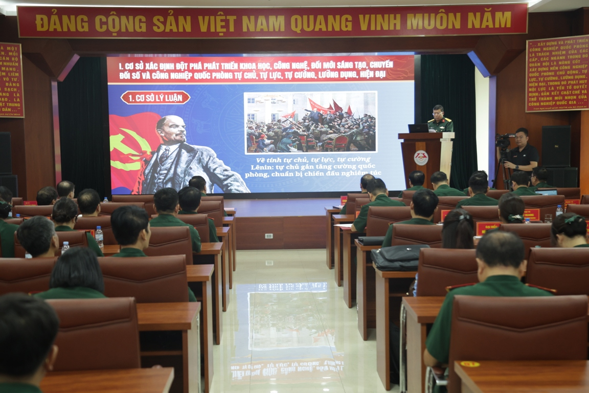 Khai mạc Hội thi báo cáo viên giỏi cấp Tổng cục Công nghiệp Quốc phòng năm 2026