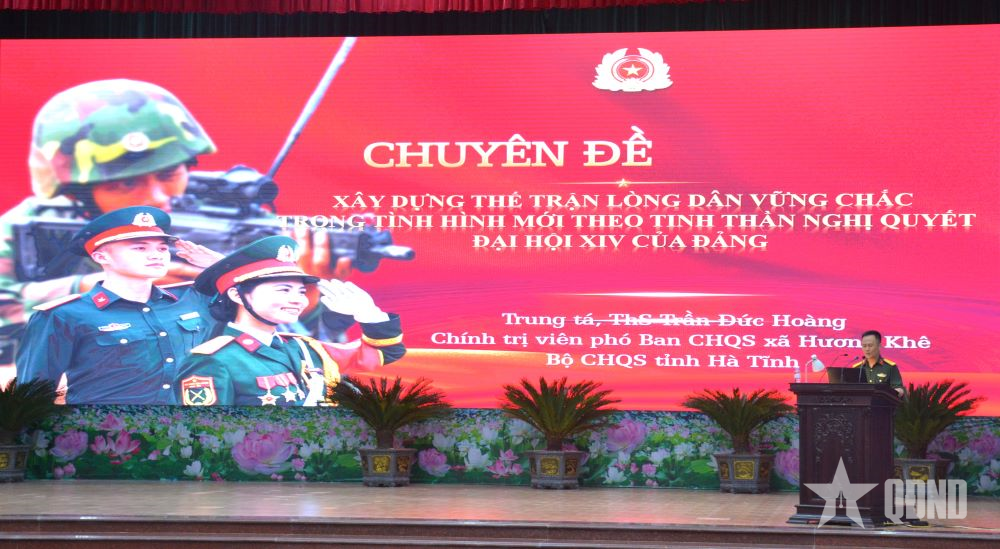 Quân khu 4: Nâng cao chất lượng tuyên truyền miệng qua Hội thi Báo cáo viên giỏi năm 2026