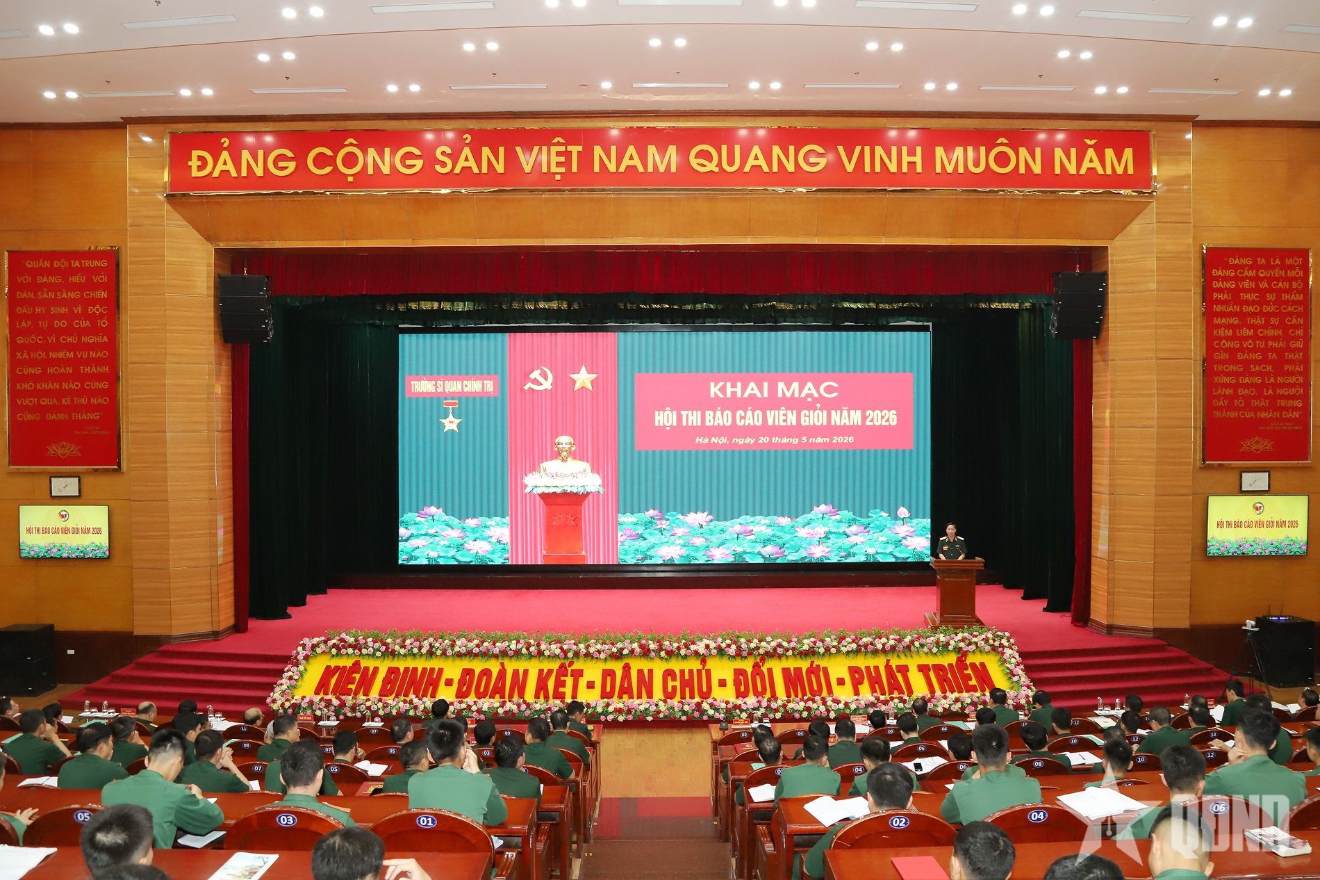 Trường Sĩ quan Chính trị: Ứng dụng công nghệ thông tin trong tổ chức Hội thi Báo cáo viên giỏi năm 2026