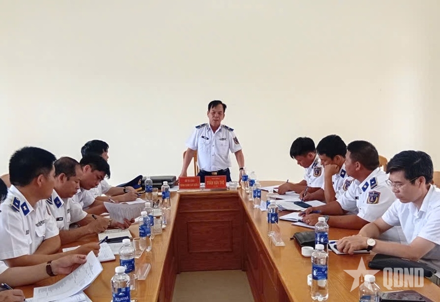 Bộ tư lệnh Vùng Cảnh sát biển 1 kiểm tra tiến độ, chất lượng công trình