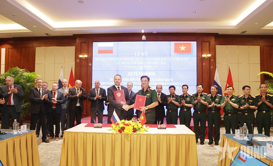 Thượng tướng Nguyễn Trường Thắng đồng chủ trì Phiên họp thường trực Ủy ban Phối hợp liên Chính phủ về Trung tâm Nhiệt đới Việt - Nga