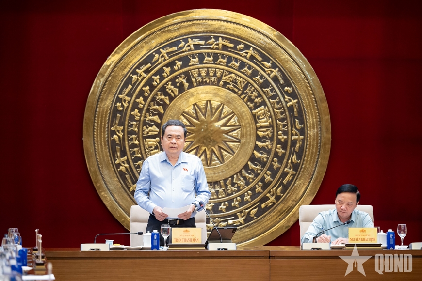 Chủ tịch Quốc hội Trần Thanh Mẫn: Ủy ban Ph&aacute;p luật v&agrave; Tư ph&aacute;p phải chủ động trong kiến tạo thể chế ph&aacute;t triển
