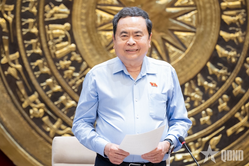 Chủ tịch Quốc hội Trần Thanh Mẫn: Ủy ban Ph&aacute;p luật v&agrave; Tư ph&aacute;p phải chủ động trong kiến tạo thể chế ph&aacute;t triển