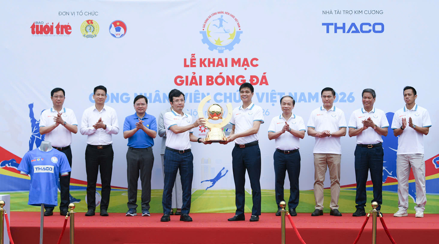 Khởi tranh Giải bóng đá công nhân, viên chức Việt Nam 2026

