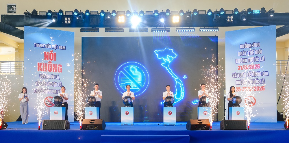 Tuổi trẻ Việt Nam nói không với thuốc lá, thuốc lá điện tử, thuốc lá nung nóng