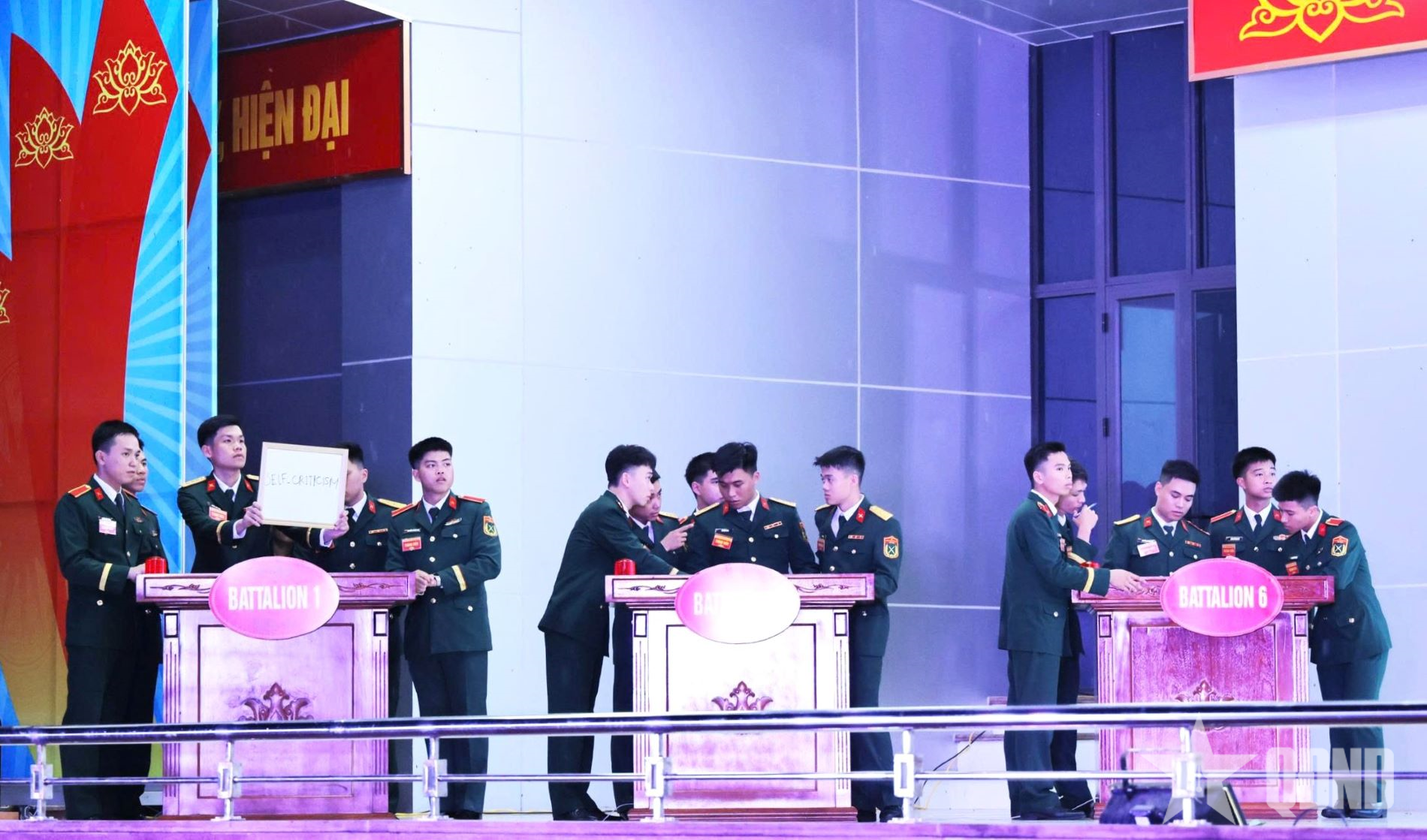 Tuổi trẻ Trường Sĩ quan Lục quân 1 thi tài Olympic tiếng Anh