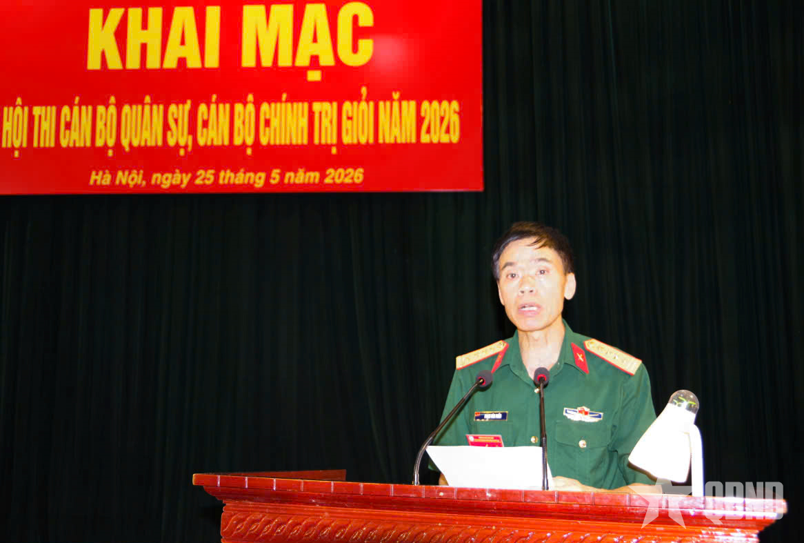 Trường Sĩ quan Pháo binh: Tổ chức hội thi cán bộ quân sự, chính trị giỏi năm 2026