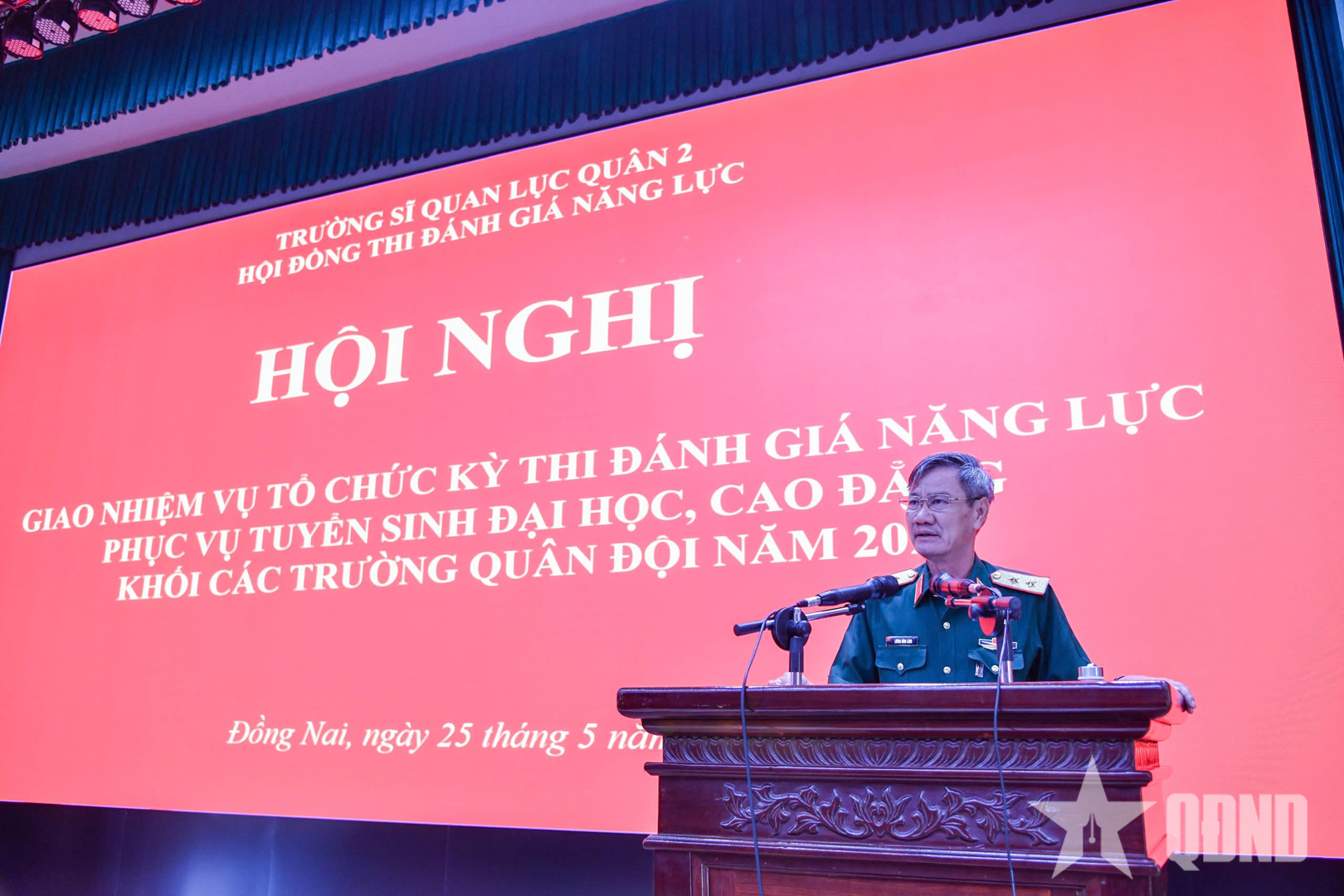Trường Sĩ quan Lục quân 2 giao nhiệm vụ tổ chức kỳ thi đánh giá năng lực phục vụ tuyển sinh quân sự năm 2026