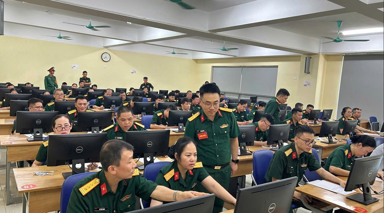 Học viện Chính trị đổi mới hình thức kiểm tra điều lệnh toàn học viện năm 2026
