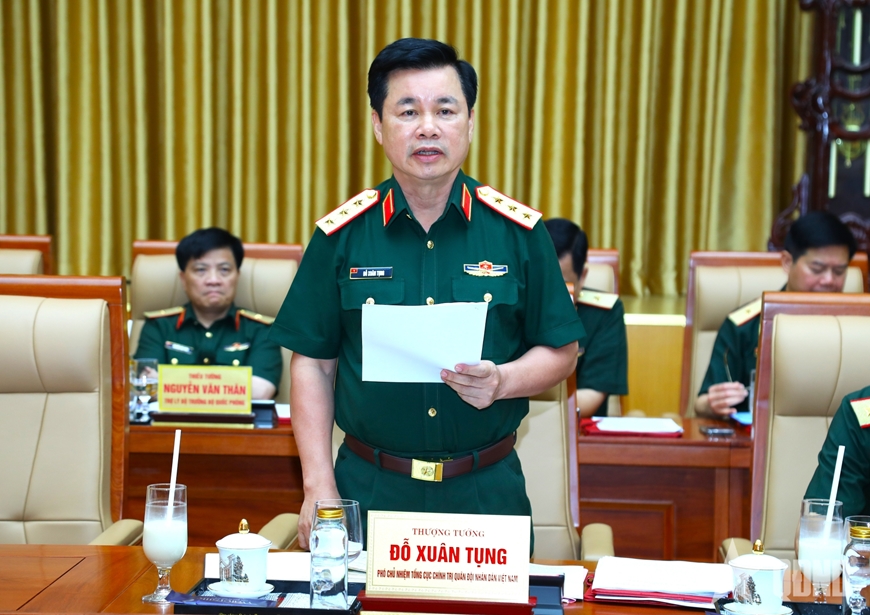 Đại tướng Phan Văn Giang chủ trì giao ban Bộ Quốc phòng