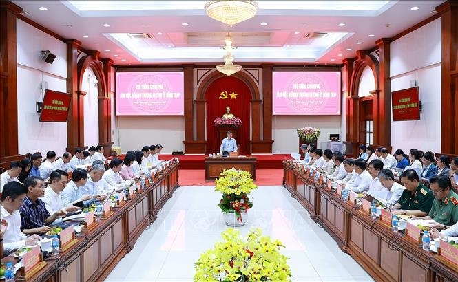 Thủ tướng L&ecirc; Minh Hưng: Đồng Th&aacute;p phải khai th&aacute;c hiệu quả dư địa ph&aacute;t triển mới