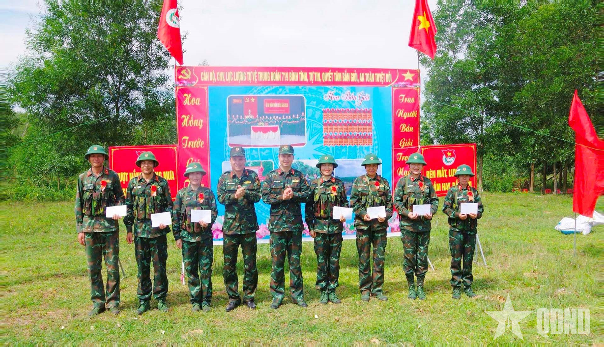 Trung đoàn 719 (Binh đoàn 16) kiểm tra bắn đạn thật

​