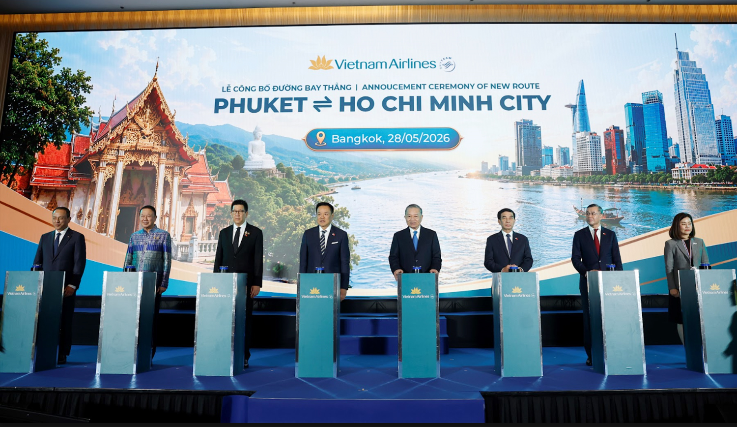 Vietnam Airlines công bố đường bay thẳng TP Hồ Chí Minh - Phuket và mở rộng hợp tác chiến lược tại Thái Lan