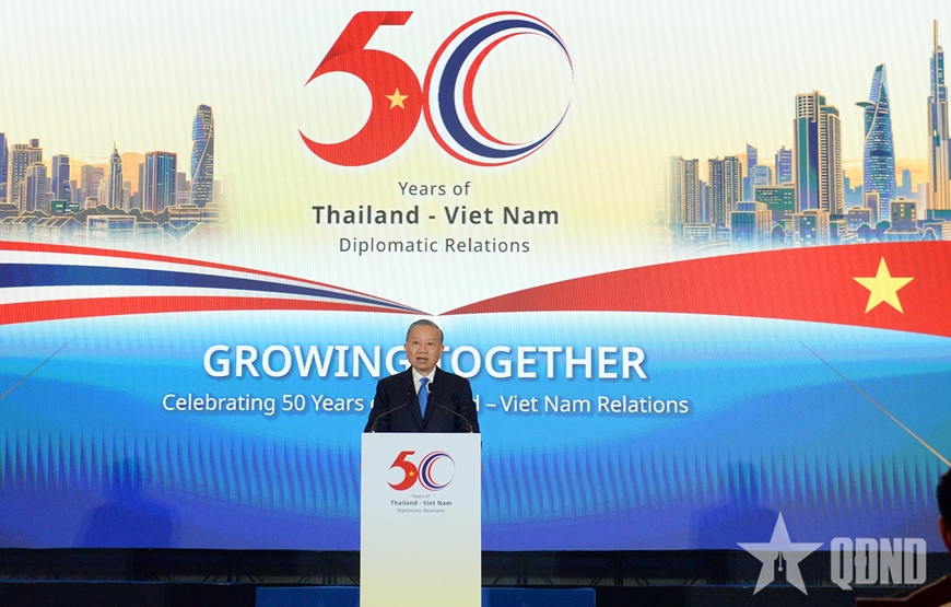 Tổng B&iacute; thư, Chủ tịch nước T&ocirc; L&acirc;m: Hợp t&aacute;c Việt Nam - Th&aacute;i Lan cần được đo bằng những dự &aacute;n cụ thể, c&ocirc;ng nghệ mới