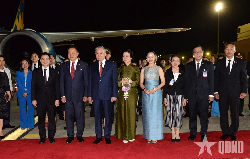 Tổng B&iacute; thư, Chủ tịch nước T&ocirc; L&acirc;m v&agrave; phu nh&acirc;n kết th&uacute;c tốt đẹp chuyến thăm ch&iacute;nh thức Vương quốc Th&aacute;i Lan