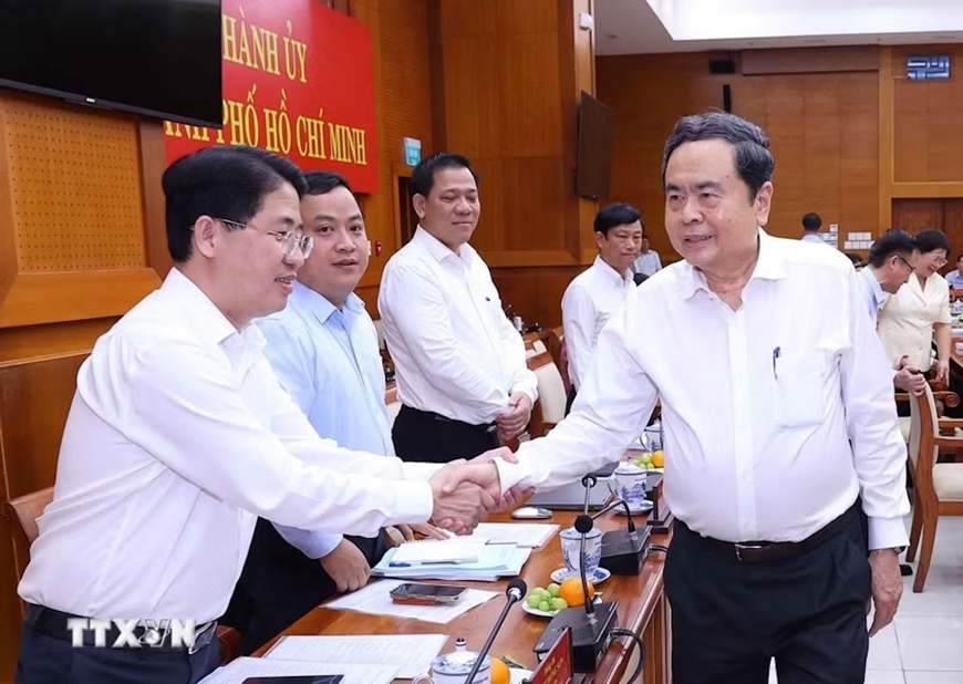 Chủ tịch Quốc hội Trần Thanh Mẫn: Khẩn trương hoàn thiện dự thảo Luật Đô thị đặc biệt