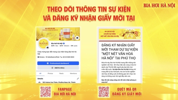 Chuỗi sự kiện “Bia hơi Hà Nội - một nét văn hóa Hà Nội” hè 2026 – lan tỏa bản sắc Thủ đô đến các tỉnh thành
