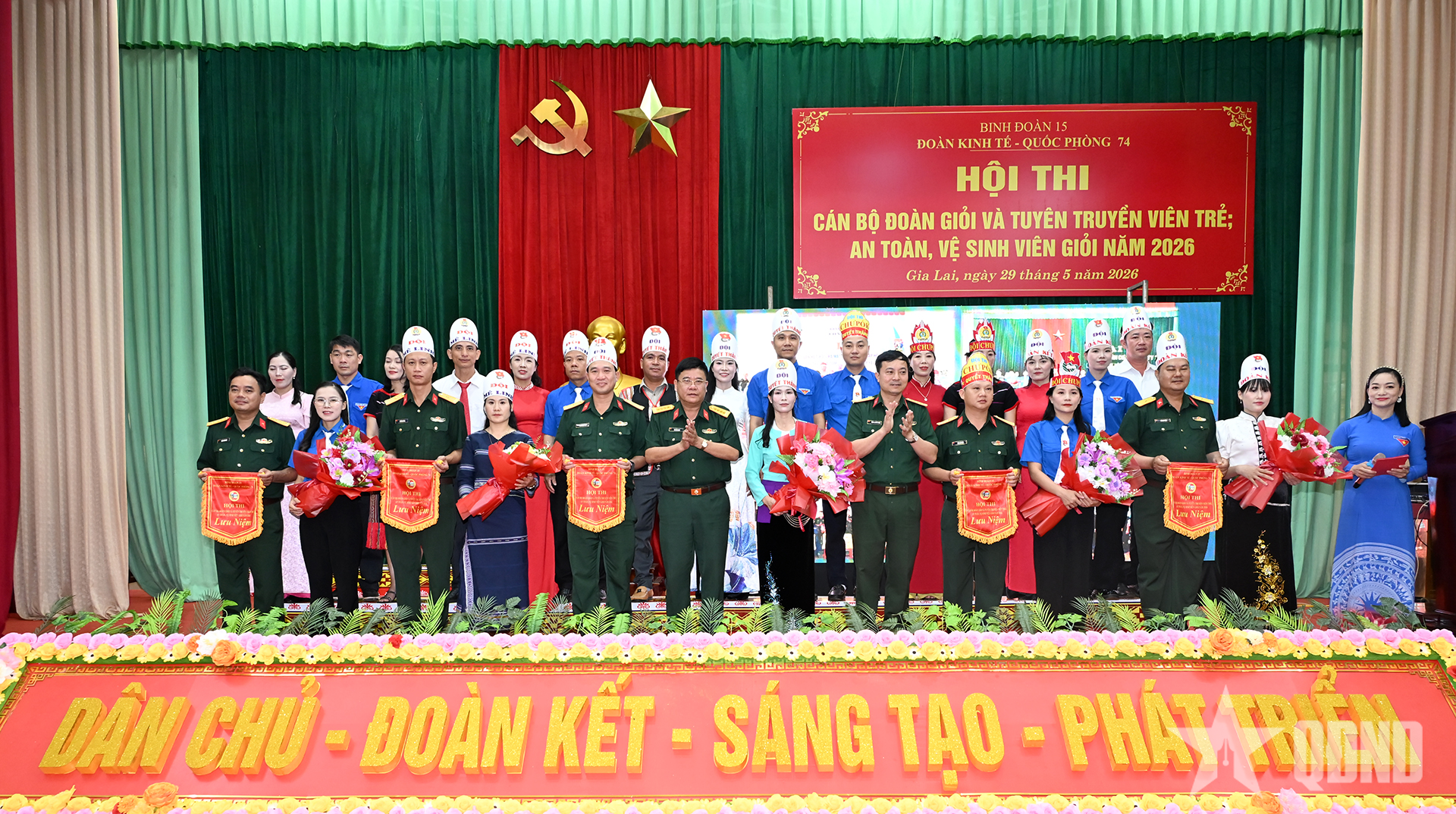 Đoàn Kinh tế - Quốc phòng 74: Hội thi phản ánh đậm nét nhịp sống lao động, sản xuất của người lao động  