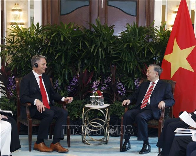 Tổng B&iacute; thư, Chủ tịch nước T&ocirc; L&acirc;m tiếp Bộ trưởng Quốc ph&ograve;ng c&aacute;c nước b&ecirc;n lề Đối thoại Shangri-La