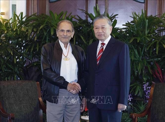 Tổng B&iacute; thư, Chủ tịch nước T&ocirc; L&acirc;m gặp Tổng thống Timor Leste Jos&eacute; Ramos-Horta