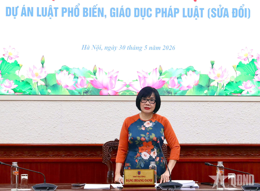 Bộ Tư pháp đề xuất bổ sung nội dung đánh giá về truyền thông chính sách trong hồ sơ dự án luật